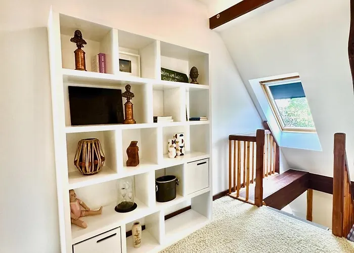 Luzin 2-5 Pers - Luxus, Steg, Boot Apartment